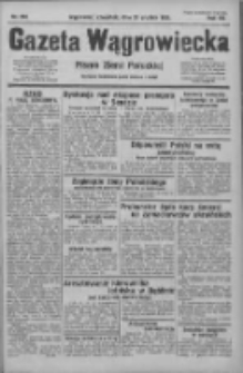 Gazeta Wągrowiecka: pismo ziemi pałuckiej 1932.12.22 R.12 Nr294