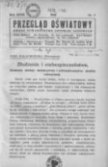 Przegląd Oświatowy: organ Towarzystwa Czytelni Ludowych 1932 R.27 Nr1