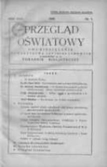 Przegląd Oświatowy: dwumiesięcznik Towarzystwa Czytelni Ludowych z dodatkiem p.n. Poradnik Bibljoteczny 1935 R.29 Nr1