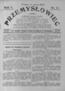Przemysłowiec. 1908.03.14 R.5 nr11