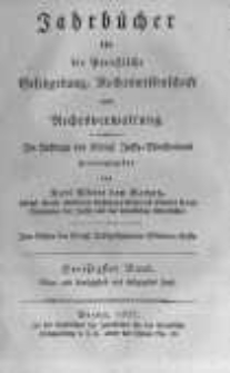 Jahrb&uuml;cher f&uuml;r die Preussische Gesetzgebung, Rechtswissenschaft und Rechtsverwaltung. 1827 Bd.30