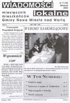 Wiadomości Lokalne 2002 R.4 Nr11(44)