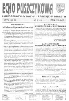 Echo Puszczykowa 2001 Nr2(109)