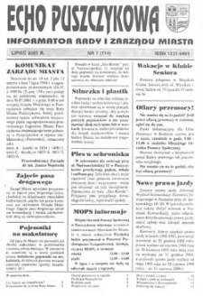 Echo Puszczykowa 2001 Nr7(114)