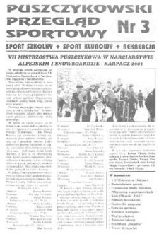 Puszczykowski Przegląd Sportowy 2001 Nr3