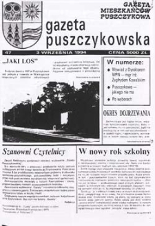 Gazeta Puszczykowska 1994.09.03 Nr47