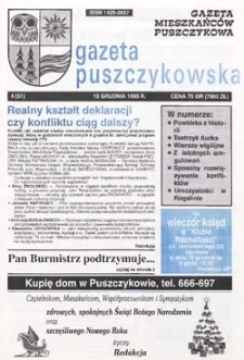 Gazeta Puszczykowska 1995.12.15 Nr4(51)