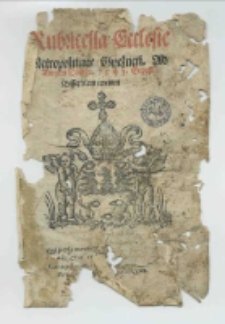Rubricella Ecclesie Metropolitane Gnesnen. ad Annum Domini 1543 Et post