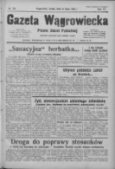 Gazeta Wągrowiecka: pismo ziemi pałuckiej 1935.07.10 R.15 Nr156