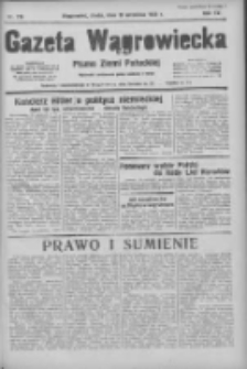 Gazeta Wągrowiecka: pismo ziemi pałuckiej 1935.09.18 R.15 Nr215