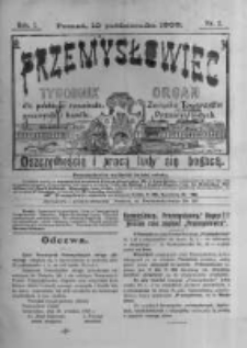 Przemysłowiec. 1903.10.10 R.1 nr2