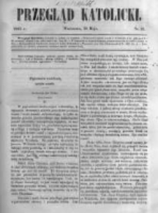Przegląd Katolicki. 1863.05.28 R.1 nr21