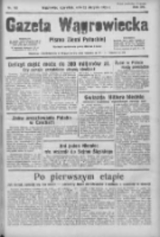 Gazeta Wągrowiecka: pismo ziemi pałuckiej 1935.08.22 R.15 Nr192