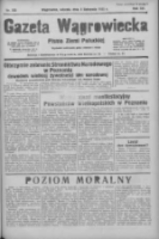 Gazeta Wągrowiecka: pismo ziemi pałuckiej 1935.11.05 R.15 Nr255