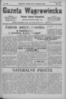 Gazeta Wągrowiecka: pismo ziemi pałuckiej 1935.11.16 R.15 Nr265