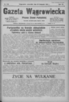 Gazeta Wągrowiecka: pismo ziemi pałuckiej 1935.11.28 R.15 Nr275