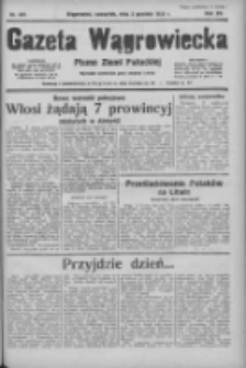 Gazeta Wągrowiecka: pismo ziemi pałuckiej 1935.12.05 R.15 Nr281