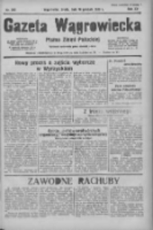 Gazeta Wągrowiecka: pismo ziemi pałuckiej 1935.12.18 R.15 Nr292