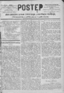 Postęp: pismo poświęcone sprawom rzemieślniczym i handlowym, wiadomościom politycznym i współczesnym 1890.04.06 R.1 Nr28