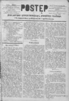 Postęp: pismo poświęcone sprawom rzemieślniczym i handlowym, wiadomościom politycznym i wsp&oacute;łczesnym 1890.04.10 R.1 Nr29