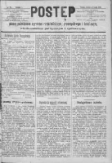 Postęp: pismo poświęcone sprawom rzemieślniczym i handlowym, wiadomościom politycznym i wsp&oacute;łczesnym 1890.05.11 R.1 Nr38