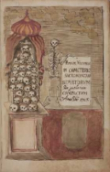 Breve Volumen in Caemeterio Sacromontano sepultorum post pestilentiam Compactum. Anno Domini 1715