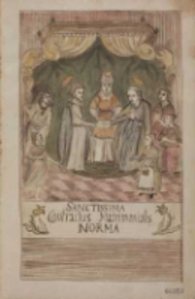 Sanctissima Contractus Matrimonialis Norma