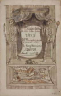 Cathalogus Nobilium In veteri et nova Ecclesia Tituli Beatae Virginis Mariae Immaculate Conceptae et miraculis clarae In Sacro Monte Gostinensi sepultorum. Anno Domini 1716
