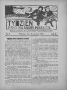 Tydzień: pismo dla rodzin polskich: dodatek niedzielny do "Gazety Szamotulskiej" i "Gazety Międzychodzkiej" 1926.01.10 R.2 Nr2