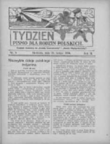 Tydzień: pismo dla rodzin polskich: dodatek niedzielny do "Gazety Szamotulskiej" i "Gazety Międzychodzkiej" 1926.03.07 R.2 Nr10