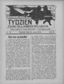 Tydzień: pismo dla rodzin polskich: dodatek niedzielny do "Gazety Szamotulskiej" i "Gazety Międzychodzkiej" 1926.02.21 R.2 Nr12