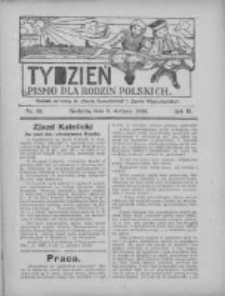 Tydzień: pismo dla rodzin polskich: dodatek niedzielny do "Gazety Szamotulskiej" i "Gazety Międzychodzkiej" 1926.08.08 R.2 Nr32