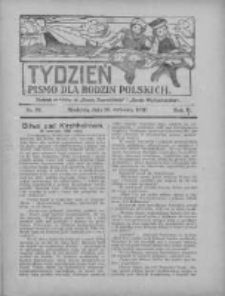 Tydzień: pismo dla rodzin polskich: dodatek niedzielny do "Gazety Szamotulskiej" i "Gazety Międzychodzkiej" 1926.09.26 R.2 Nr39