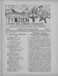 Tydzień: pismo dla rodzin polskich: dodatek niedzielny do "Gazety Szamotulskiej" i "Gazety Międzychodzkiej" 1926.11.07 R.2 Nr45