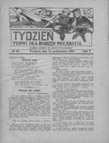 Tydzień: pismo dla rodzin polskich: dodatek niedzielny do "Gazety Szamotulskiej" 1930.10.12 R.5 Nr40
