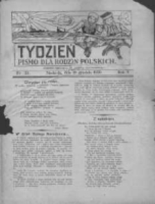 Tydzień: pismo dla rodzin polskich: dodatek niedzielny do "Gazety Szamotulskiej" 1930.12.28 R.5 Nr51