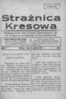 Strażnica Kresowa: miesięcznik młodzieży Gimnazjum im. ks. Hugona Kołłątaja w Krotoszynie 1931.06.15 R.1 Nr4