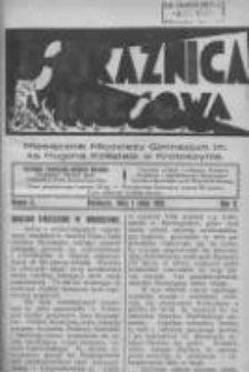 Strażnica Kresowa: miesięcznik młodzieży Gimnazjum im. ks. Hugona Kołłątaja w Krotoszynie 1932.05.01 R.2 Nr5
