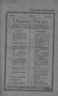 Oświata Polska: organ Wydziału Wykonawczego Polskich Towarzystw Oświatowych 1927 R.4 Nr2-3