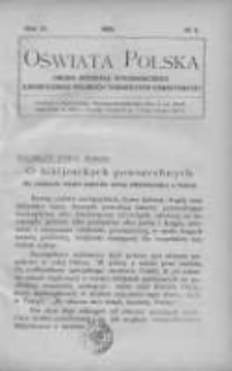 Oświata Polska: organ Wydziału Wykonawczego Zjednoczenia Polskich Towarzystw Oświatowych 1929 R.6 Nr2