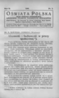Oświata Polska: organ Wydziału Wykonawczego Zjednoczenia Polskich Towarzystw Oświatowych 1932 R.9 Nr5