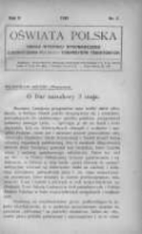 Oświata Polska: organ Wydziału Wykonawczego Zjednoczenia Polskich Towarzystw Oświatowych 1933 R.10 Nr2