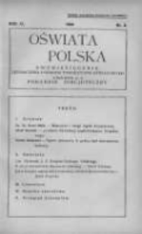 Oświata Polska: dwumiesięcznik Zjednoczenia Polskich Towarzystw Oświatowych z dodatkiem p.n.Poradnik Bibljoteczny 1934 R.11 Nr3