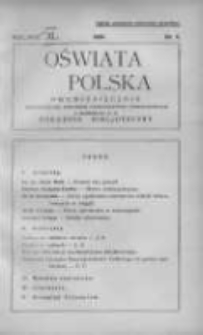 Oświata Polska: dwumiesięcznik Zjednoczenia Polskich Towarzystw Oświatowych z dodatkiem p.n.Poradnik Bibljoteczny 1934 R.11 Nr4
