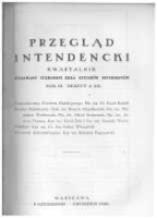 Przegląd Intendencki. 1928 R.3 zeszyt 4(12)