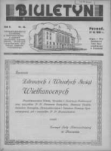 Biuletyn Izby Rzemieślniczej w Poznaniu: informator periodyczny Poznańskiej Izby Rzemieślniczej w sprawach zawodowych, organizacyjnych, oświatowych i gospodarczych dotyczących rzemiosła wielkopolskiego 1939.04.15 R.2 Nr12