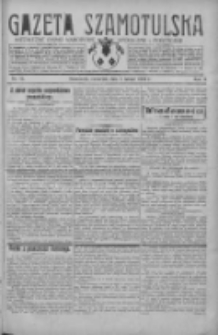 Gazeta Szamotulska: niezależne pismo narodowe, społeczne i polityczne 1931.02.05 R.10 Nr15