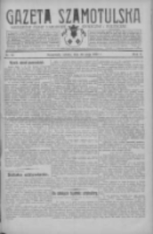 Gazeta Szamotulska: niezależne pismo narodowe, społeczne i polityczne 1931.05.30 R.10 Nr62
