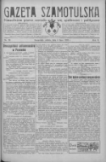 Gazeta Szamotulska: niezależne pismo narodowe, społeczne i polityczne 1931.07.04 R.10 Nr76