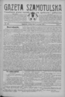Gazeta Szamotulska: niezależne pismo narodowe, społeczne i polityczne 1931.09.01 R.10 Nr101